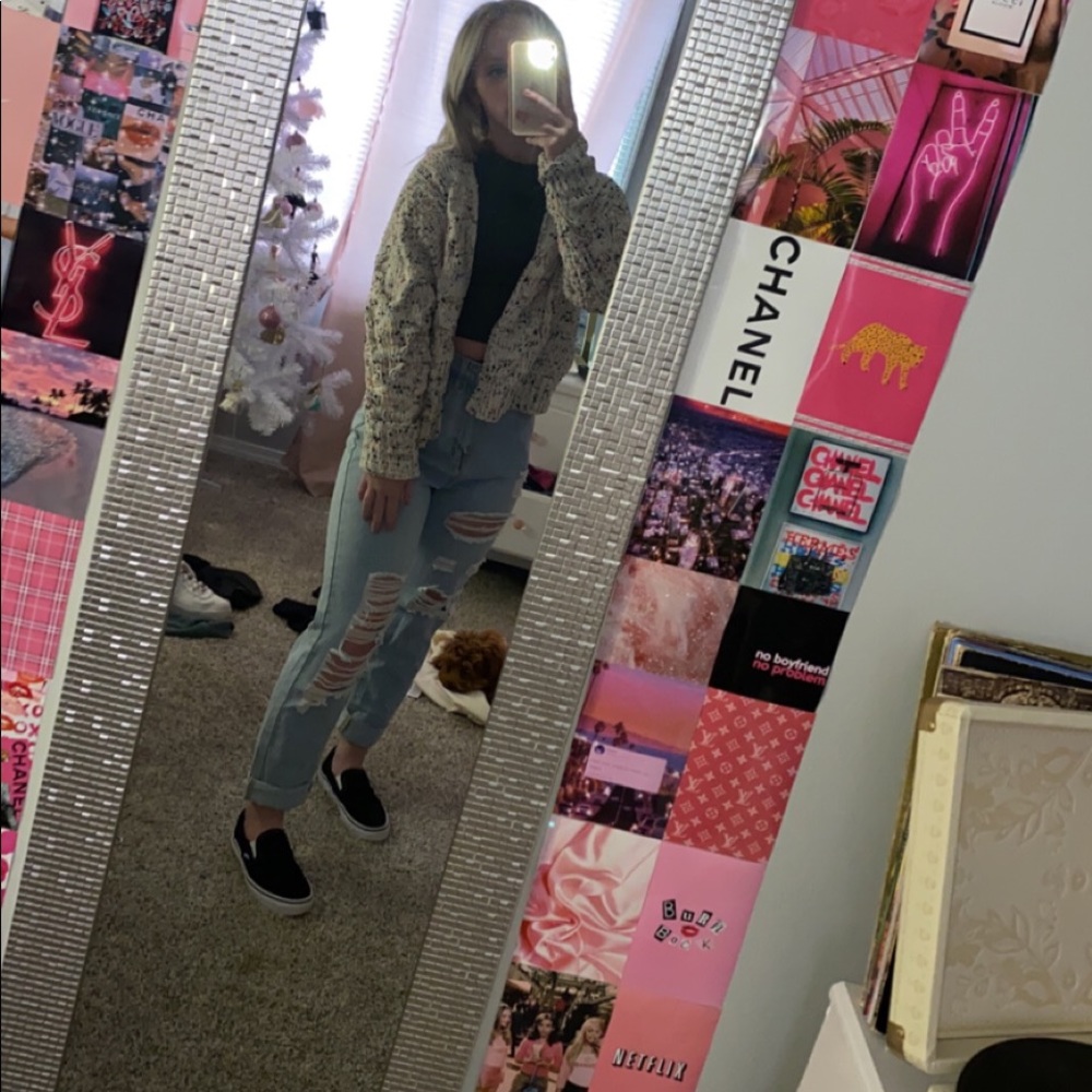 cropped sweater cartigan